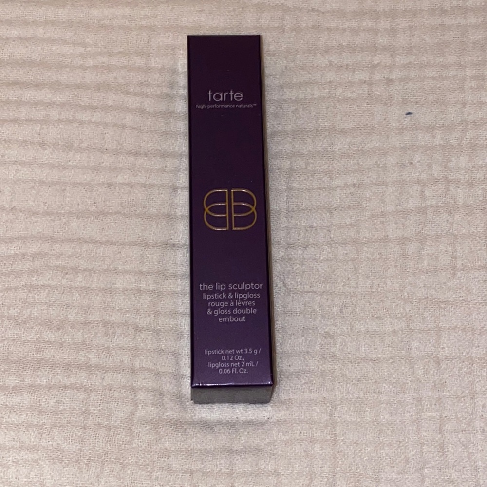 TARTE Lip Sculptor (lipstick & lipgloss) in "Jam"